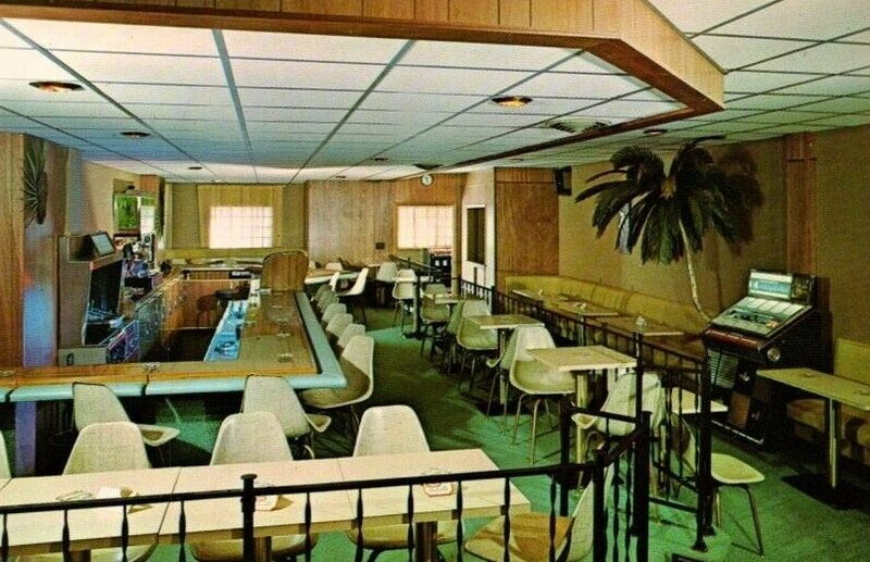 Tropicana Lounge - Vintage Postcard (newer photo)